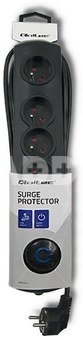 Qoltec Surge protector 5 sockets 3m black