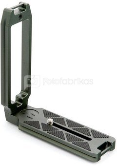 QR11 L Bracket Grijs voor cameras met full body of battery grips. Dual strap connectors and Arca Swiss Compatible