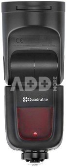 Quadralite Stroboss V1 apaļās galvas kameras zibspuldze Sony