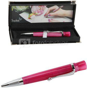Rašiklis rožinis dėžutėje SP653 psb