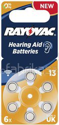 Rayovac Acoustic Special 13 6pcs Hearing Aid Batteries