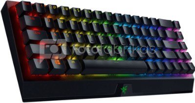 Razer BlackWidow V3 Mini HyperSpeed Mechanical Gaming Keyboard, RGB LED light, US, Wireless, Black, Green Switch