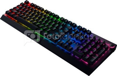 Razer BlackWidow V3 Pro Mechanical Gaming Keyboard, RGB LED light, NORD, Wireless/Wired, Black