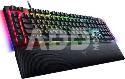 Razer BlackWidow V4 Mechanical Gaming Keyboard, Yellow Switch, US Layout, Wired, Black
