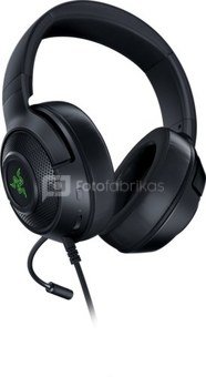 Razer Kraken V3 X USB Gaming Headset, Over-Ear, Wired, Microphone, Black