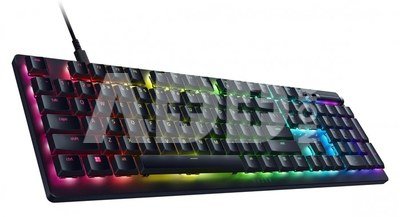 Razer Deathstalker V2 Gaming Keyboard, Purple Switch, US layout, Wired, Black