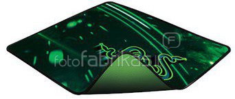 Razer Goliathus Speed Cosmic Small Black/Green, Mouse Pad, Anti-slip rubber base, 215 x 270 x 3 mm