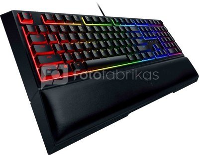 Razer Ornata V2, Gaming keyboard, RGB LED light, US, Black, Wired