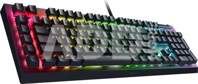 Razer BlackWidow V4 X Mechanical Gaming Keyboard, Green Switch, Nordic Layout, Wired, Black
