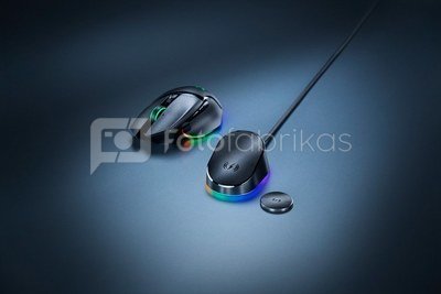 Razer Mouse Dock Pro + Wireless Charging Puck Bundle RGB LED light, USB,  Wireless, Black