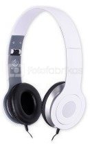 Rebeltec CITY white ster headphone with microph.