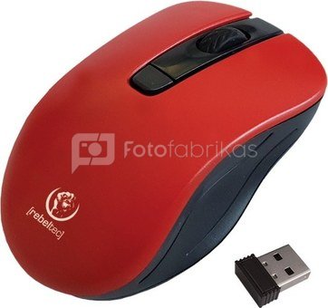 Rebeltec Optical wireless mouse Rebeltec STAR red