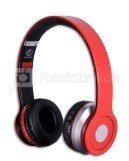 Rebeltec Stereo headphone bluetooth CRISTAL red