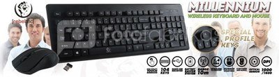 Rebeltec Wireless set keyboard+mouse Milleniu