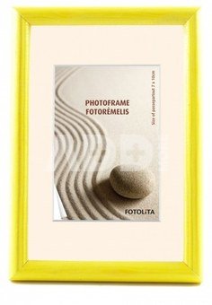 Frame 10x15 wooden POLARIS yellow 1202091 | 10mm