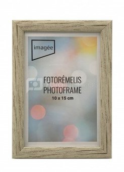 Frame 10x15 plastic 10-015 creamy | 14mm
