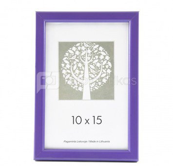 Rėmelis 10x15 plast 1303042 Aura violetinis | 14mm [E]