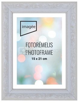 Frame 10x15 plastic 2921-167 white| 28mm