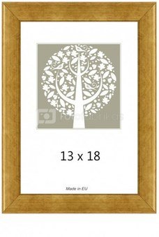 Frame 13x18 wooden 1201382 GAMA gold | 25 mm