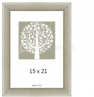 Frame 15x21 wooden 1201381 GAMA silver | 25 mm