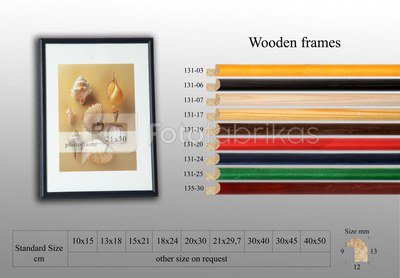 Frame 21x30 wooden POLARIS [M][E] 1201736 | 10mm mix