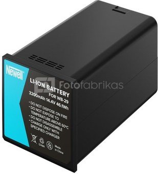 Replacement battery WB29 Newell for Godox
