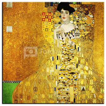 Reprodukcija ant tekstilės Klimt. Adele Bloch Bauer 80x80 cm 92950, G92688