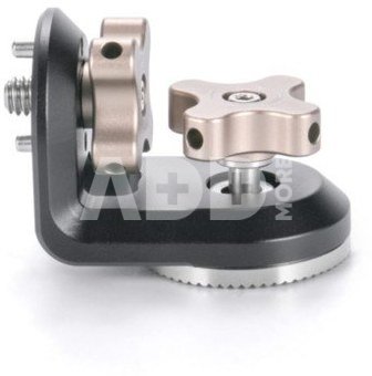 Right Angle Rosette Adapter to 1/4"-20 with Locating Pins - Black