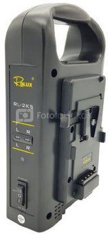 Rolux Dual Battery Charger RL-2KS for V-Mount Battery