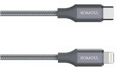 Romoss CB1737 USB-C to Lightning cable, 27W, 1m (gray)