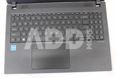 SALE OUT. Acer TravelMate TMP215-54-302W Black 15.6 " IPS FHD 1920 x 1080 Intel Core i3 i3-1215U 8 GB SSD 256 GB Intel UHD Graphics No Optical drive Windows 11 Pro Keyboard language English Keyboard backlit Warranty 34 month(s) Battery warranty 10 month(s) USED AS DEMO, SCRATCHES ON TOP