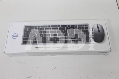 SALE OUT. Dell | Keyboard and Mouse | KM7120W | Wireless | 2.4 GHz, Bluetooth 5.0 | Batteries included | US | REFURBISHED, DAMAGED PACKAGING | Bluetooth | Titan Gray | Numeric keypad | Wireless connection
