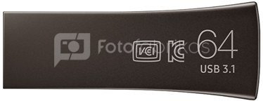 SAMSUNG Bar Plus 64GB USB 3.1 Flash Drive in Grey MUF-64BE4/APC