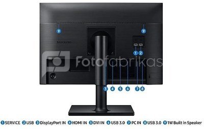 Samsung Monitor 23,8 cala LF24T450GYUXEN IPS 1920 x 1200 FHD 16:10 1xDVI 1xHDMI 1xDP 5ms HAS+PIVOT głośniki płaski 3Y