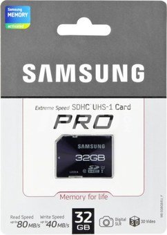 Samsung SDHC Card Pro 32GB Class 10 / MB-SGBGB/EU