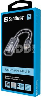 Sandberg 136-12 USB-C to HDMI Link 4K/60 Hz