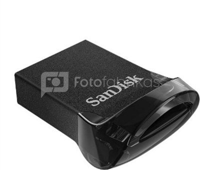 SanDisk 128GB Ultra Fit™ USB 3.1 - Small Form Factor Plug & Stay Hi-Speed USB Drive Sandisk Ultra Fit™ USB 3.1 - Small Form Factor Plug and Stay Hi-Speed USB Drive 128 GB, USB 3.1, Black