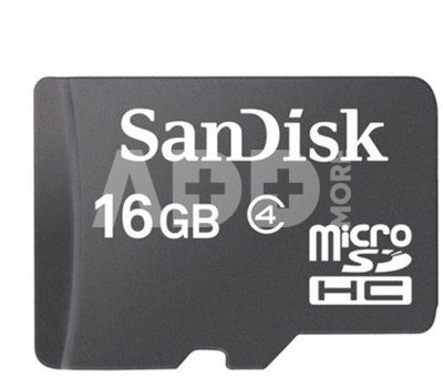 SANDISK 16GB microSDHC card