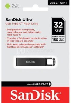 SanDisk 32GB USSB Gen 1 Type-C Flash Drive