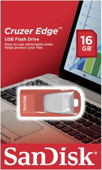 SanDisk Cruzer Edge RED 16GB SDCZ51-016G-B35RG