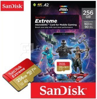 SanDisk Extreme microSD 256GB Mobile Gaming SDSQXA1-256G-GN6GN