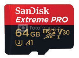 SanDisk microSDXC A1 100MB 64GB Extreme Pro SDSQXCG-064G-GN6MA