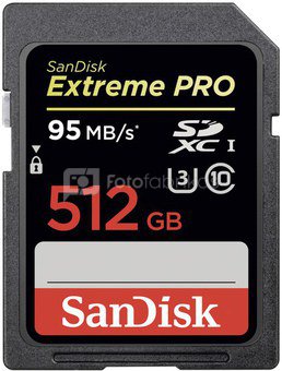 SanDisk Extreme Pro SDXC 512GB 95MB/s SDSDXPA-512G-G46