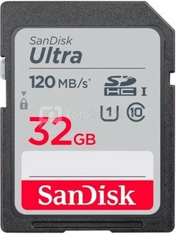 Sandisk карта памяти SDHC 32GB Ultra 120MB/s UHS-I