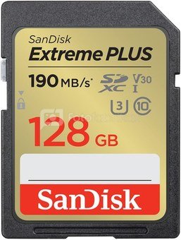 Sandisk memory card SDXC 128GB Extreme Plus