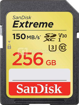 SanDisk карта памяти SDXC 256GB Extreme Video V30 U3