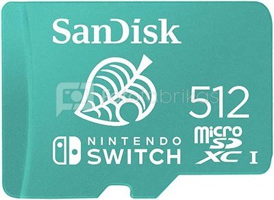 SanDisk MicroSDXC 100MB 512GB Nintendo SDSQXAO-512G-GNCZN