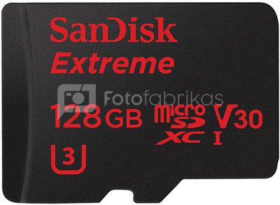 SanDisk MicroSDXC ActionSC 128GB Extreme 90MBs SDSQXVF-128G-GN6AA
