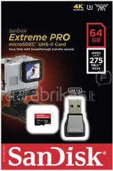 SanDisk MicroSDXC UHS-II 64GB Extreme PRO SDSQXPJ-064G-GN6M3