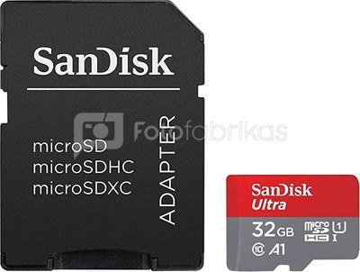 SanDisk Ultra microSDHC 32GB 120MB/s.Adapt.SDSQUA4-032G-GN6IA